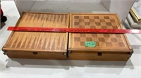 Heavy wooden game boards
