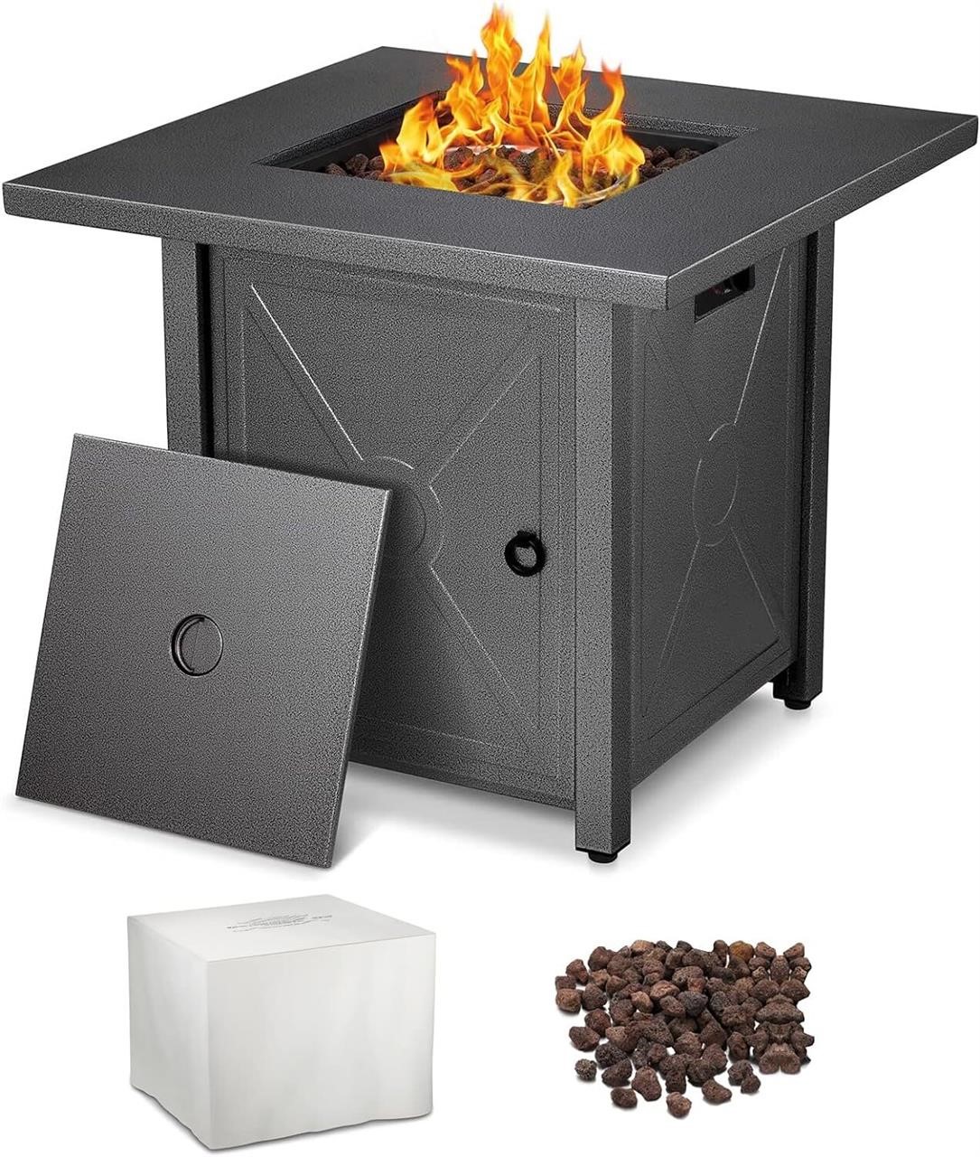 R.W.FLAME 28' Fire Pit Table  41000BTU  Gray