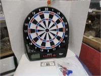 Dart board and darts