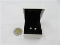 Boucle d'oreille Pandora en argent 925