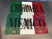 Mexican Flag Plates