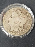 1893 Carson City Morgan silver dollar