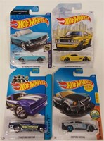 Hot-Wheels 2013-18 - Four Ford Mustangs