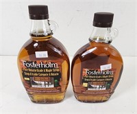 NEW Fosterholm Pure Ontario Grade A Maple Syrup x2