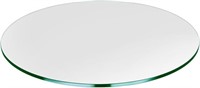 18in Round Glass Table Top Tempered- 0.25 Thick