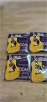 4 Packs of NEW LeBella Zoom Guitar Strings