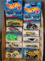 Flat of Hot Wheels