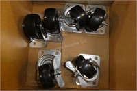 6 caster wheels