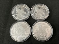 4 - 1/2 Ounce Silver Rounds