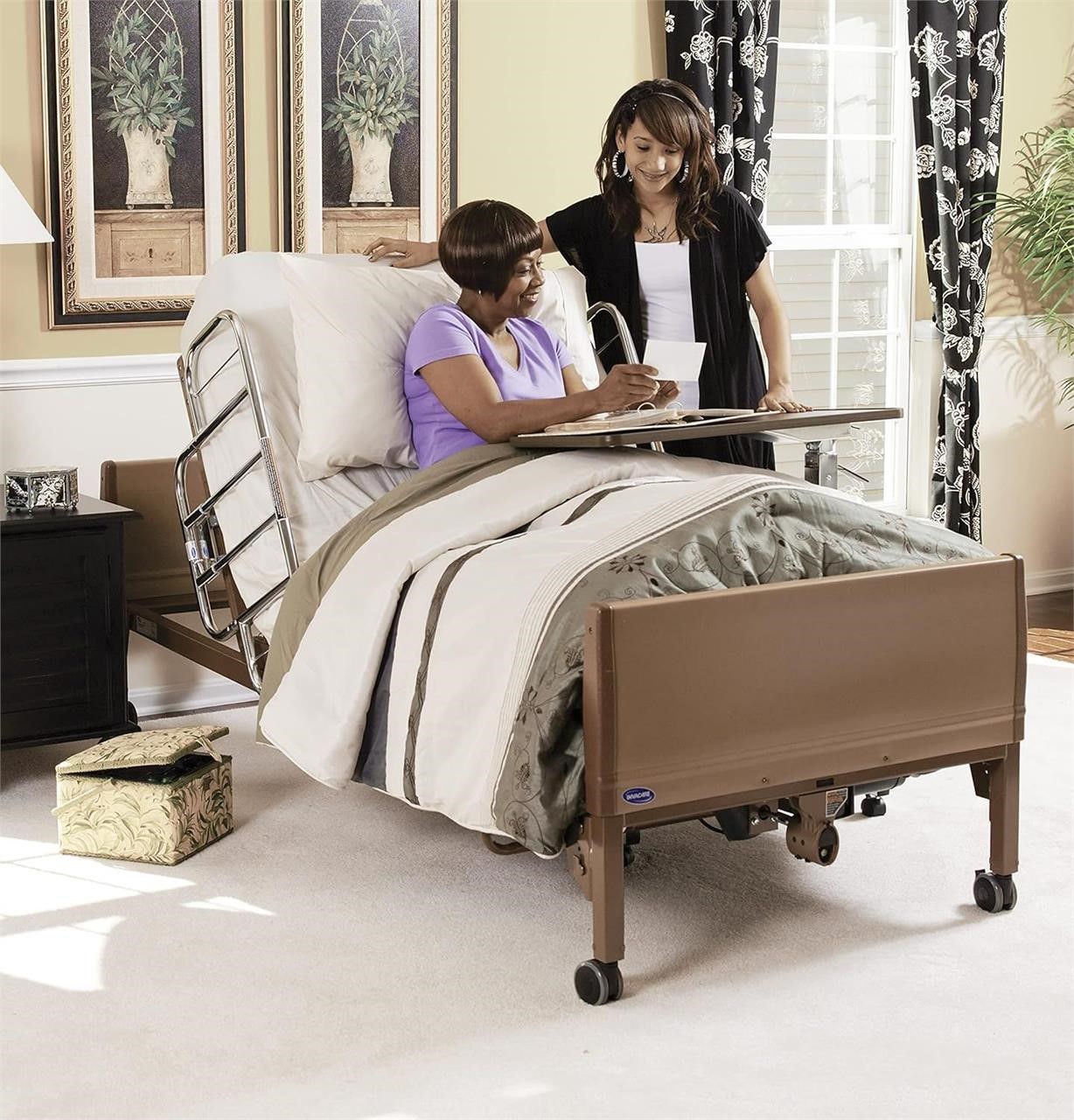 FULL Invacare Electric Homecare Bed