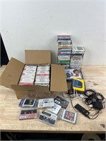 Mixed Media Lot, Cassettes, Walkman etc