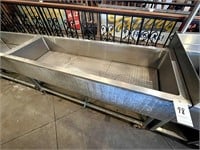 S/S 69"24"X34" INSULATED ICE CHEST W/CASTERS
