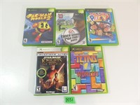 Qty of 5 XBOX Games