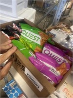 BOX OF QUEST PROTEIN CHIPS