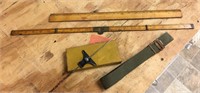 Lufkin Depth Gauge 512 & Box Wood Ruler #70