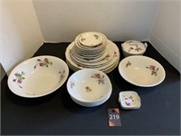 Rose Plates, Bowls & Dishes