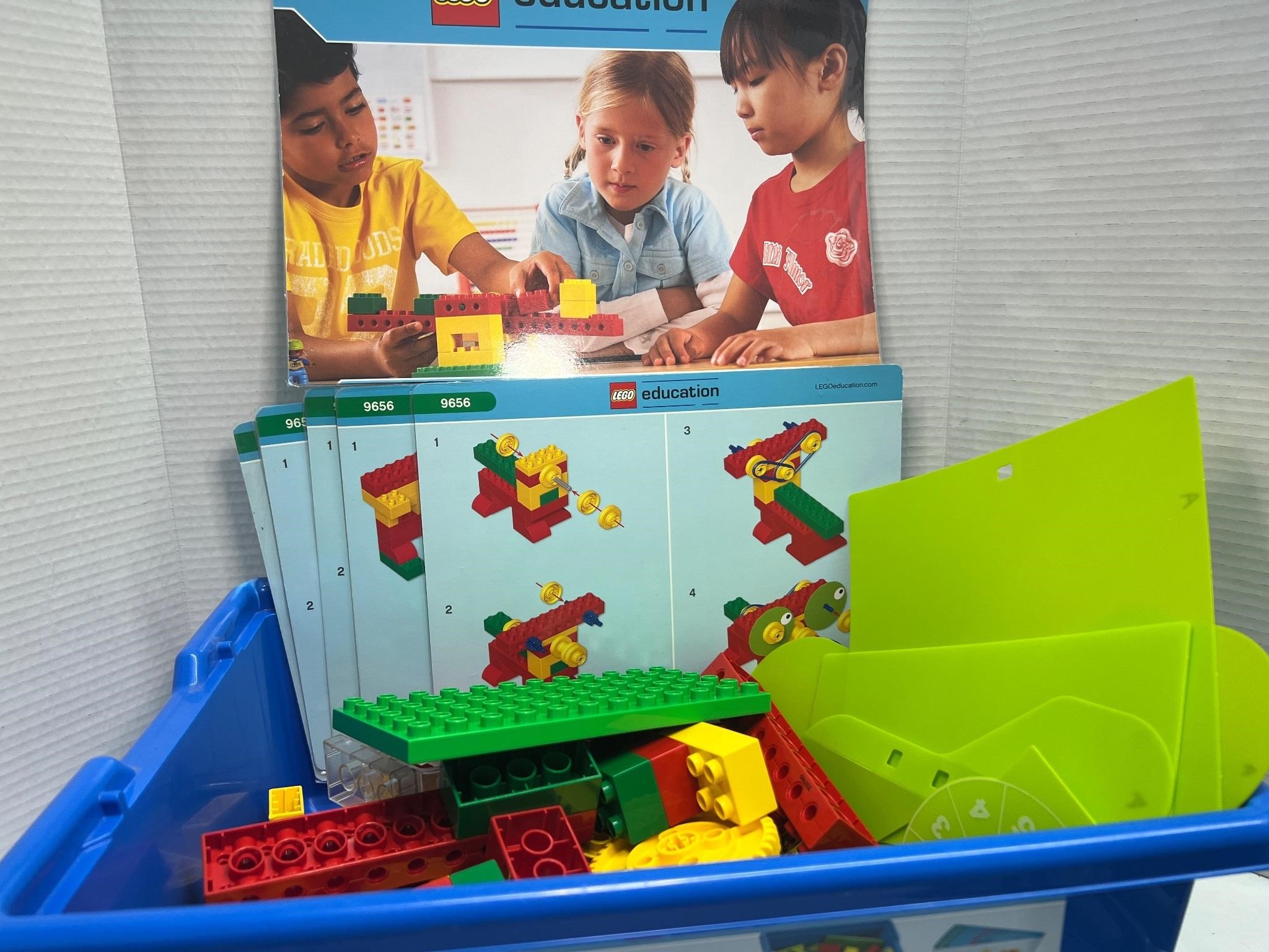 LEGO Education Storage Tub with Blocks and Cards