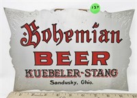 Kuebeler-Stang Kohemian Beer thin metal sign