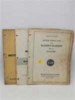 Massey harris parts lists old