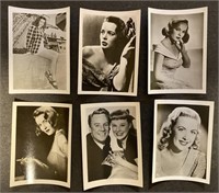 MOVIE STARS: 10 x GREILING Tobacco Cards (1951)