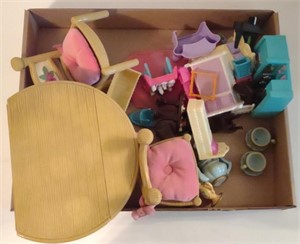 Dollhouse Furniture incl. Mattel