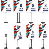 Soaoo 8 Pcs Poster Stand for Display Pedestal Sig