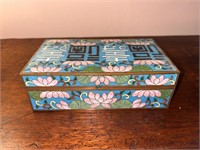 20th C. Japanese Cloisonne Enamel Box