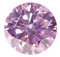 4.0ct Unmounted Sakura Pink Moissanite Diamond