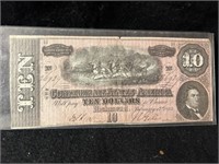 Confederate States of America $10.00