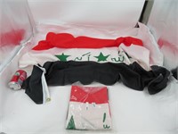 2 grands drapeaux de l'IRAK