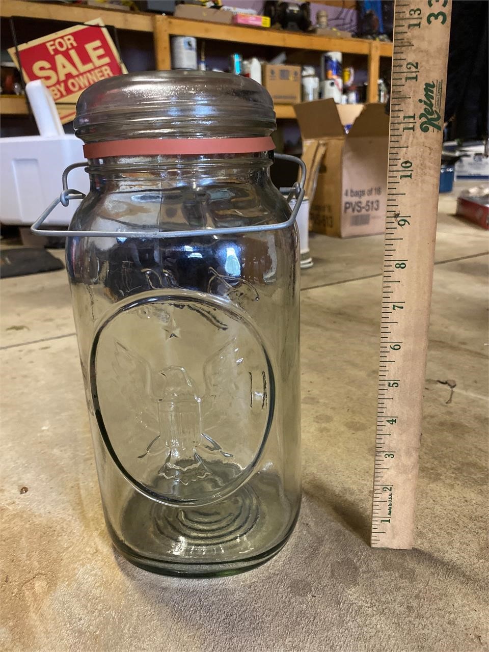 Large Ball Jar Canister