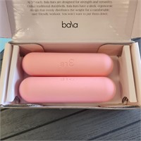 Bala Bars 2pc Hand Weight Set - Blush 3lbs