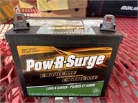 Pow-r-surge lawn & garden battery