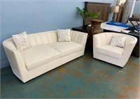 Elegant Sofa and Chair Living Room Set