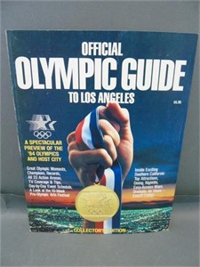 Official Olympic Guide To Los Angeles  1984