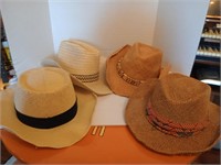 Great mixed group of 7 hats in various styles and