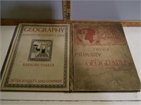 2 Old geography books