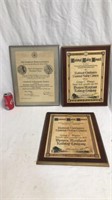 Railroad safety awards 1941,1942,1943