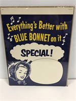Retro Blue Bonnet advertising