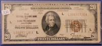 1929 $20 Bill