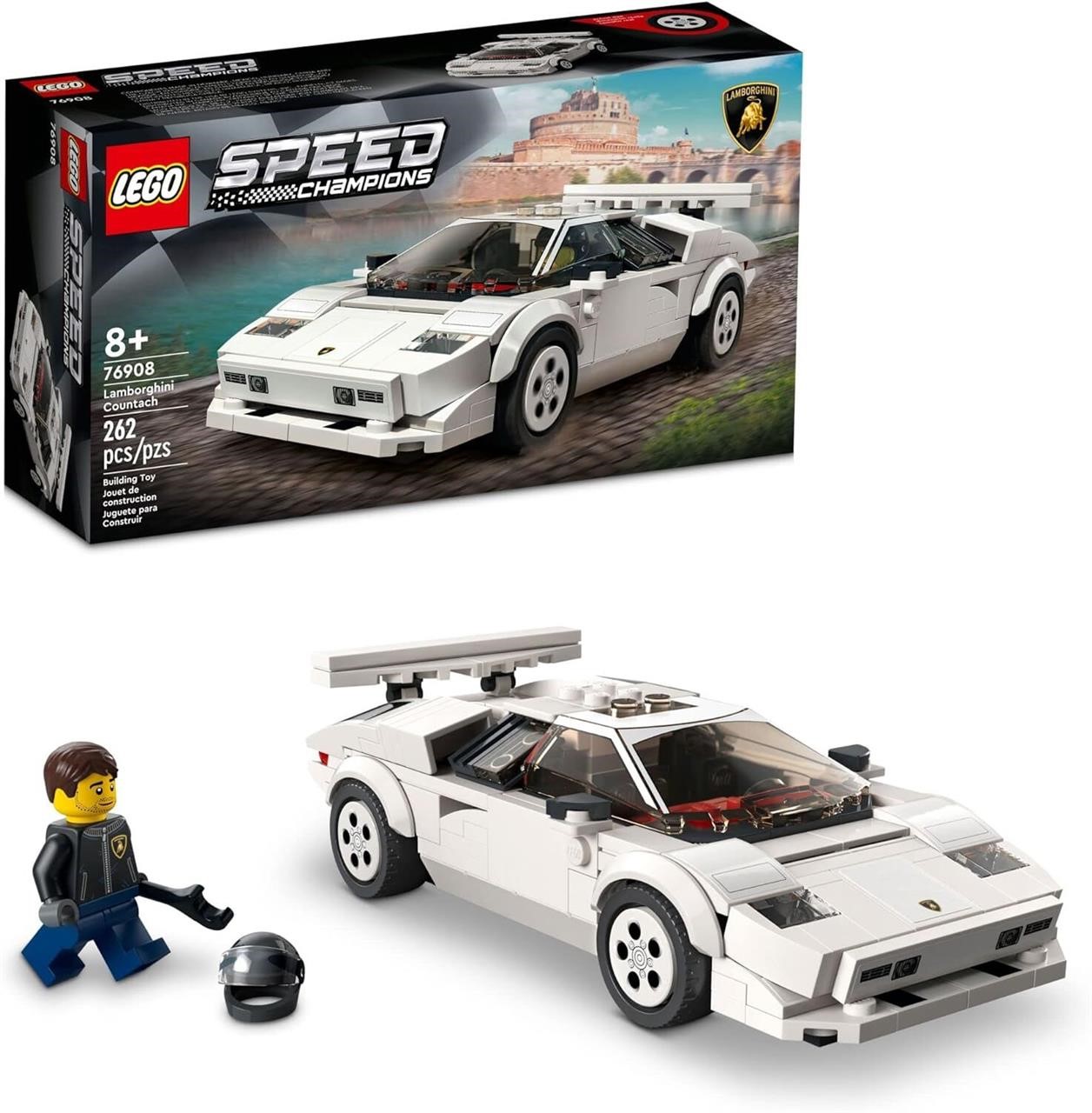 Lego Lamborghini Countach 76908  Race Car Toy