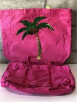 Ladies Pink Beach Bag