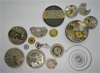 Antique Pocket Watch Movements & Parts
