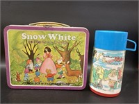 Snow White & 7 Dwarfs Lunchbox & Thermos, Spinner