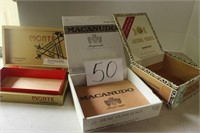 WOODEN CIGAR BOXES