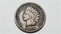 1908 S Indian Head Cent Penny High Grade Rare