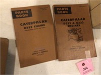 Parts Books Caterpiller D-333, D333 & G333 Engines