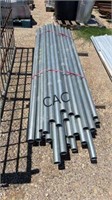 37pcs - 8'4" x 2 3/8 14ga Galvanized Fence Pipe