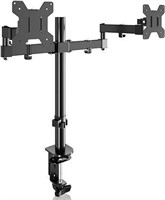 45$-Dual Fully Adjustable Monitor Arm Stand Mount