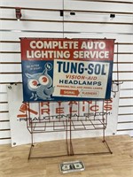 Vintage metal Complete Auto Lighting Service Tung